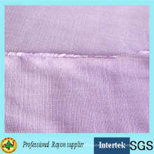 Yarn Dyed Slub Rayon Fabric for Women Clothing